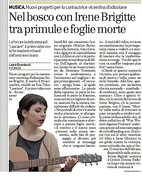 Il Giornale di Vicenza 28.09.18